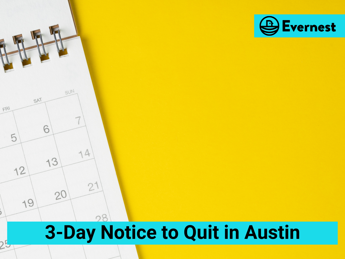 Understanding the 3-Day Notice to Quit in Austin